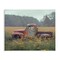 Stupell Industries Rustic Pickup in Country Meadow Canvas By Steve Hunziker